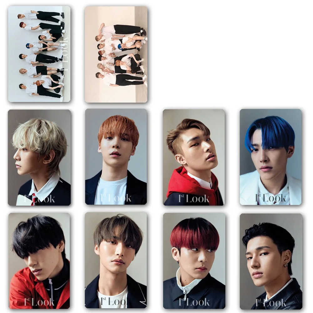 Kpop Ateez HWA YUN HO JONGHO SEONG фото кристаллическая наклейка для карты стикер шины с нулевой