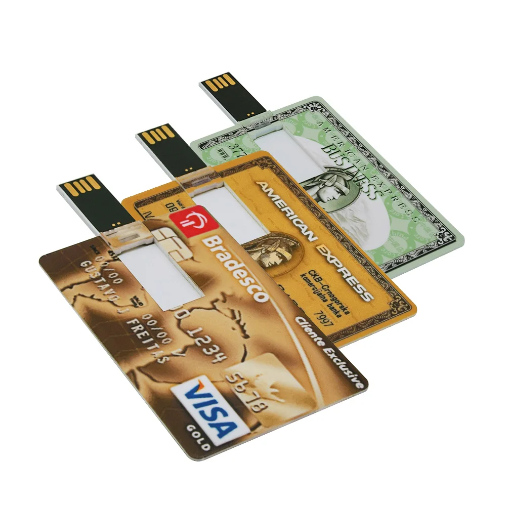 

Real Capacity Pendrive Credit Card Pen Drive Bank Card USB Flash Drive 2.0 64GB 32GB 16GB 8GB 4GB Memory Stick Flashdrive Gifts