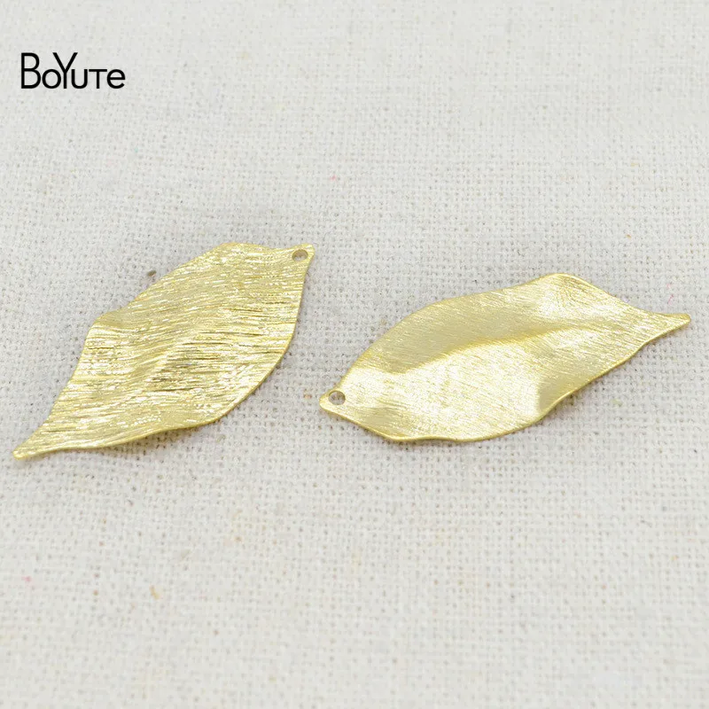 Оптовая продажа BoYuTe (50 шт./лот) металлические латунные матовые аксессуары 16*35 мм