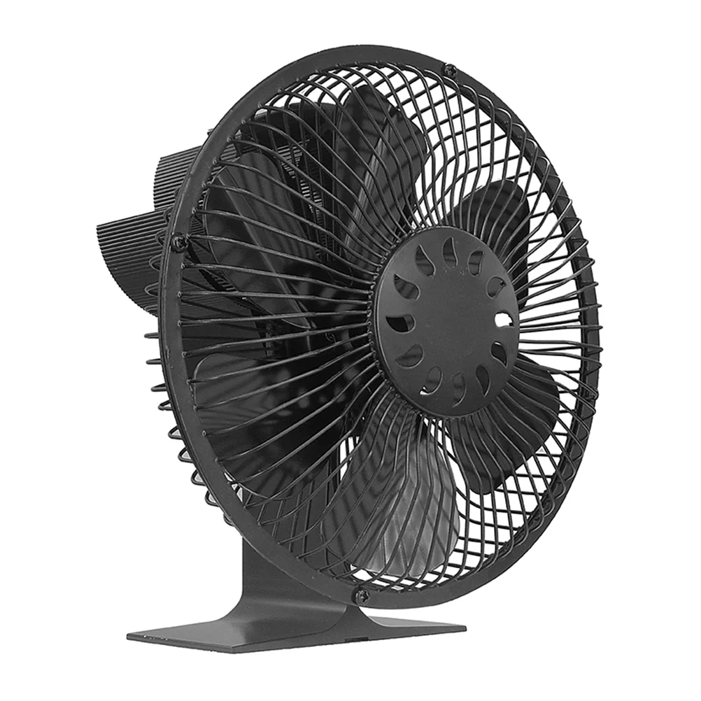 

1Pc Stove Fan Durable Fireplace Fan Log Burner Fan 6-Blades Fireplace Fan