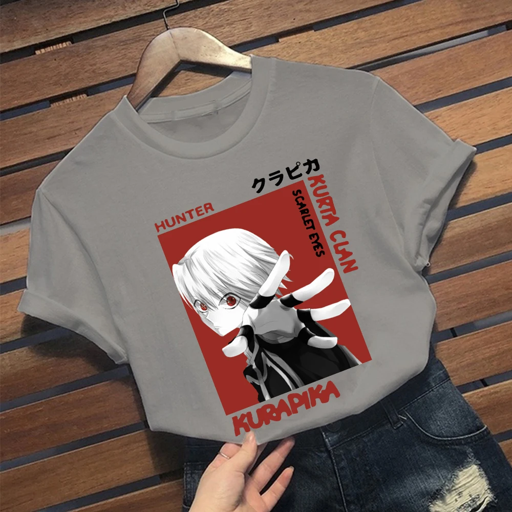 

Hunter X Hunter Hisoka Morow Women T Shirt Anime Tshirt Harajuku Female Male Short Sleeve T-shirt Summer