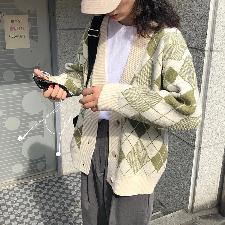 Осень 2020 зимняя одежда для женщин harajuku корейский стиль свитера модные Ретро