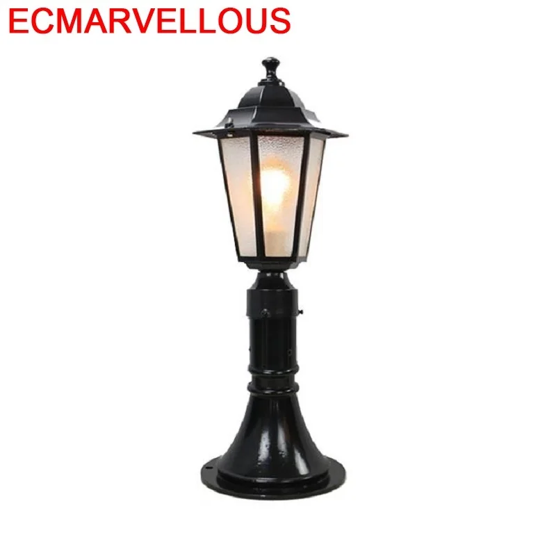 Квадратный Европейский De Rue светильник Ogrodowe стиль Bouwlamp Lampadaire Солнечный Плаза