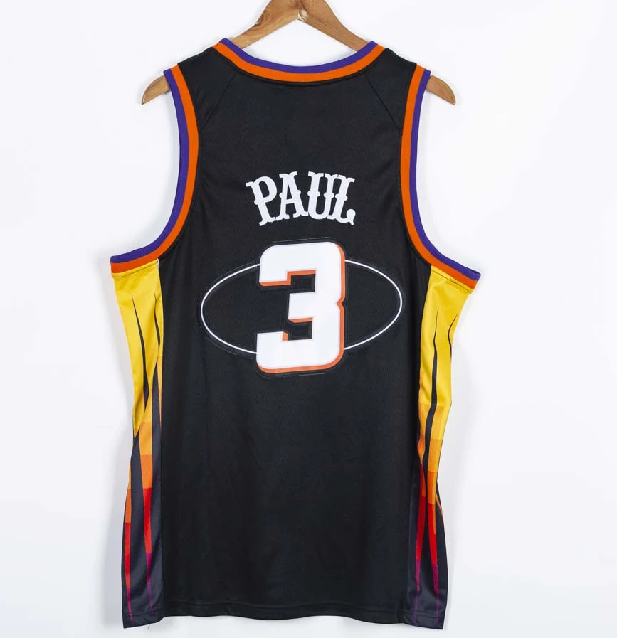 

2022 Mens American Basketball Jerseys Clothes Phoenix Suns #3 Paul T Shirts Cotton Sweatshirt Casual S-2XL Off White Us Size