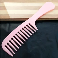 2pcs wide tooth comb thickening is not easy to break long hair straight hair thick hair perm anti static plastic comb sale