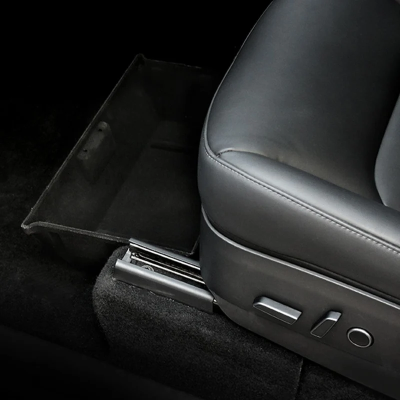 

For Tesla Model Y Under Seat Storage Box Interior Accessories Easy Installation Environmentally friendly non-toxic material
