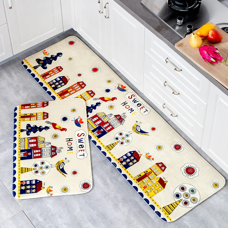 Роскошный Европейский ковер для гостиной с цветочным принтом Добро пожаловать в