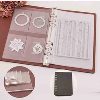 cutting dies storage book high transparency acrylic block for inner page die cutter template books collections paper craft