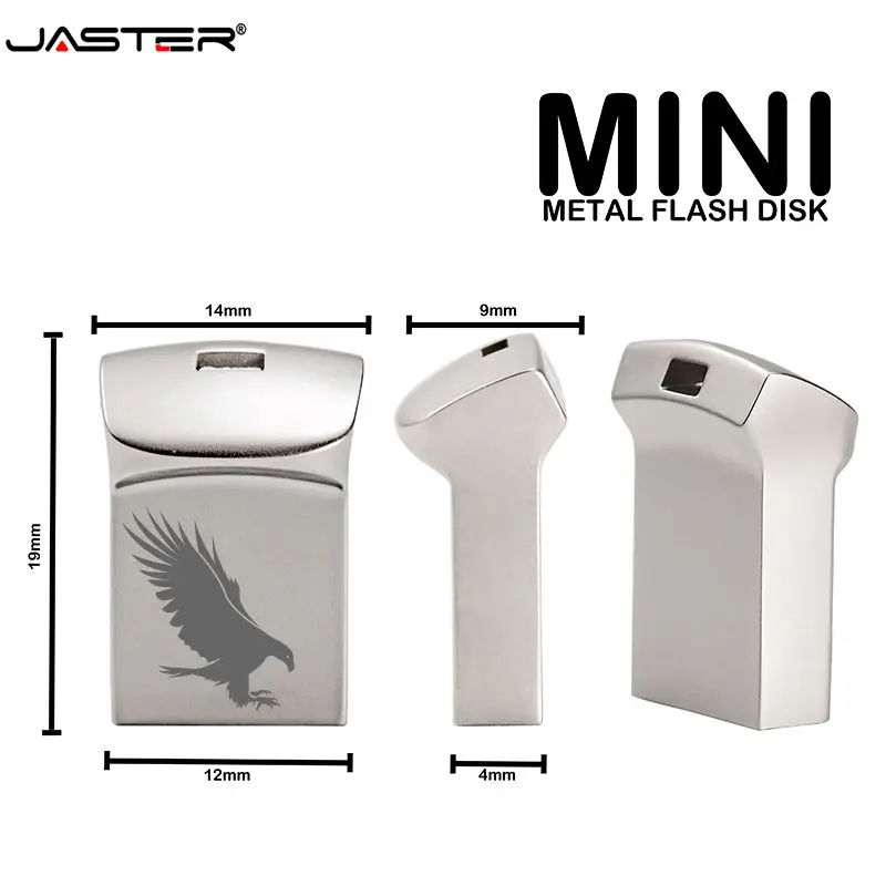 JASTER Mini металлический флэш-диск 4 ГБ 8 16 32 64 | Компьютеры и офис