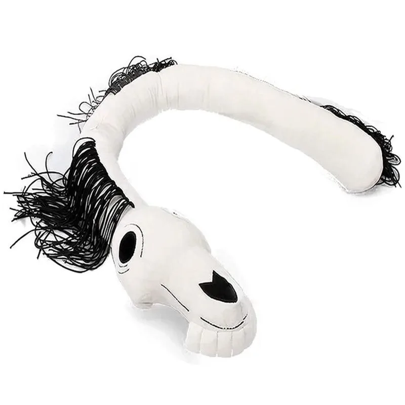 Длинная плюшевая игрушка с головой сирены лошадь забавная аниме - Цена: 