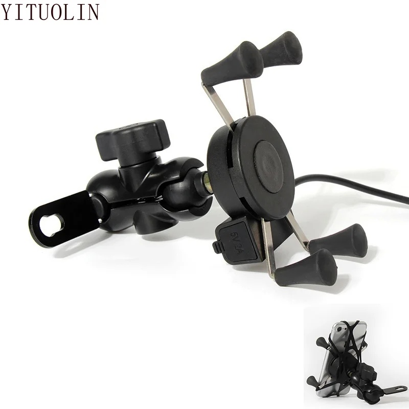 Держатель телефона для мотоцикла с зарядным устройством Usb HONDA cbr 600rr 900 rr 300 2019 ruckus