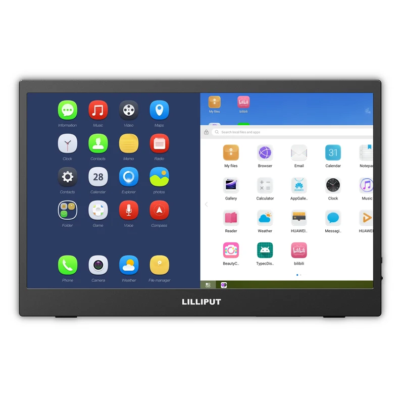 

Lilliput thin portable lcd hd monitor 14 usb type c hdmi for laptop,phone,xbox,switch and ps4 portable lcd gaming monitor