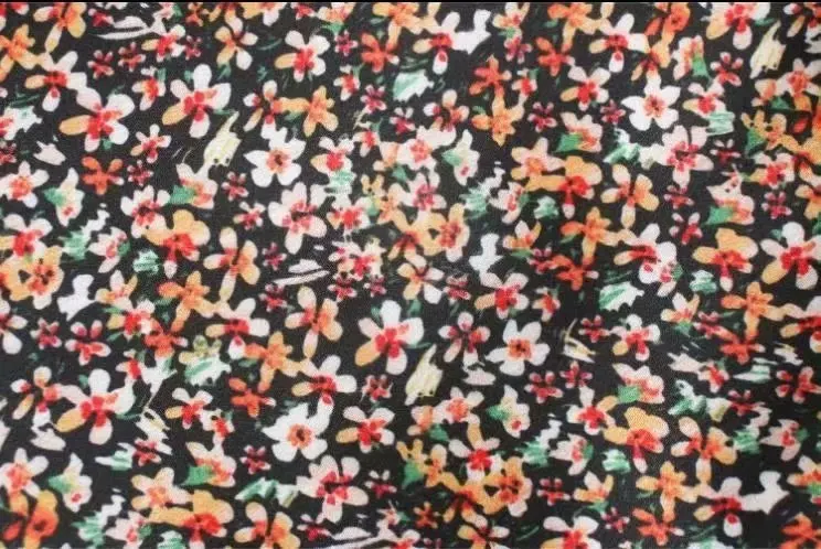 Женское мини-платье с длинным рукавом прямое офисное платье цветочным принтом |