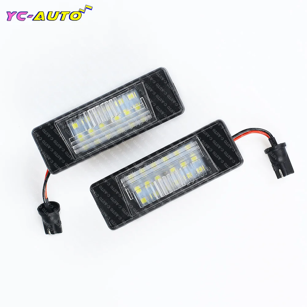 

Автомобиль 2 шт. ошибок светодиодный номерного знака светильник белый номерной знак свет для Nissan Qashqai Pathfinder R51 JUKE Primera P12 X-trail