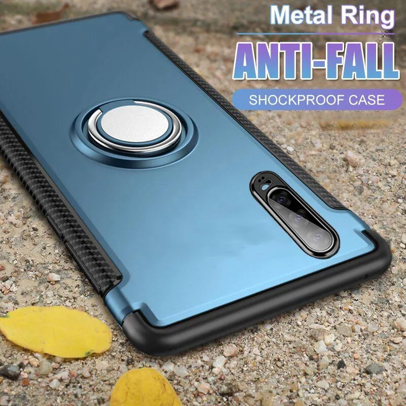 Роскошный чехол-накладка автомобильному кольцу чехлы для samsung Galaxy A50 A30 A10 M30 A20 A40 A70