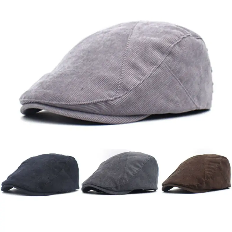 Новые мужские женские хлопковые вельветовые береты/газетные шапки/шапки Dr