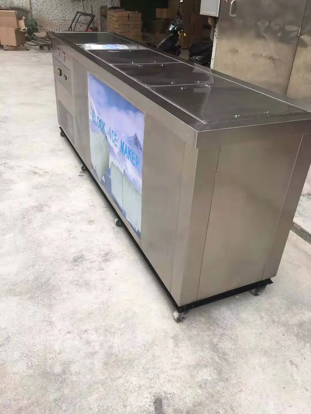 Machine De Fabrication De Blocs De Glace