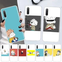 jujutsu kaisen cute anime phone case for xiaomi redmi note 10 11 10s 11s 11t 9s 8t 9t 9a 9c 9 pro 8 8a 7 7a fundas coque shell