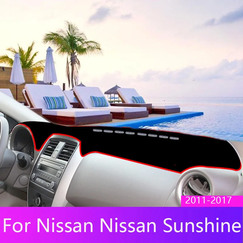 

Car Dashboard Cover Mat Pad For Nissan Sunshine Dashmat Avoid Light Pad Sun Shade Instrument Panel Carpets Car Accessories