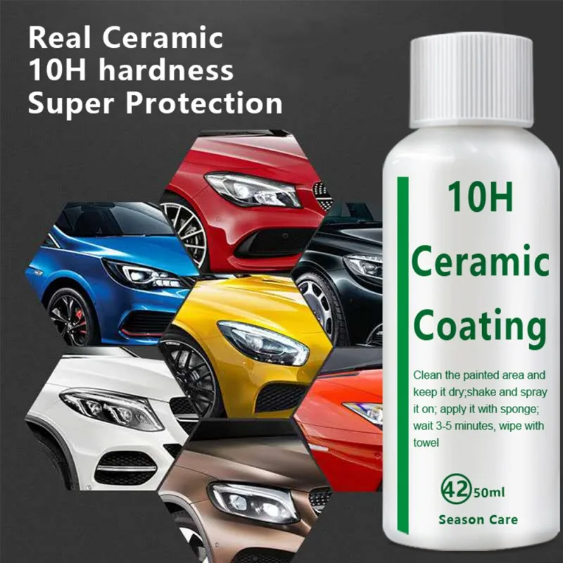 Супергидрофобное покрытие для автомобиля лакокрасочное мотоцикла 50 мл 10H защита