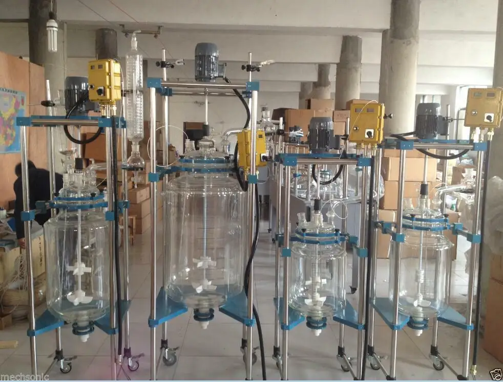 Лабораторный зеркальный реакционный чайник 110/220 В цифровой Новый rh 20 л|Приборы