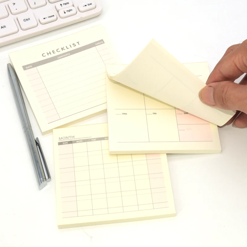 Записная книжка caderno memo pad notes to do list еженедельник zeszyty szkolne libreta sticky papeleria notas adhesivas canceleria
