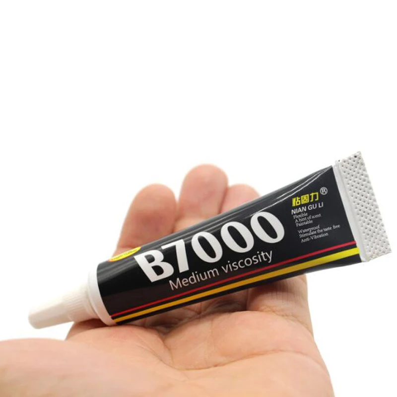 1 шт. Eruntop B-7000 B7000 средней вязкости промышленный прочный клей 15 мл 0.5fl.oz для ювелирных ногтей стекло