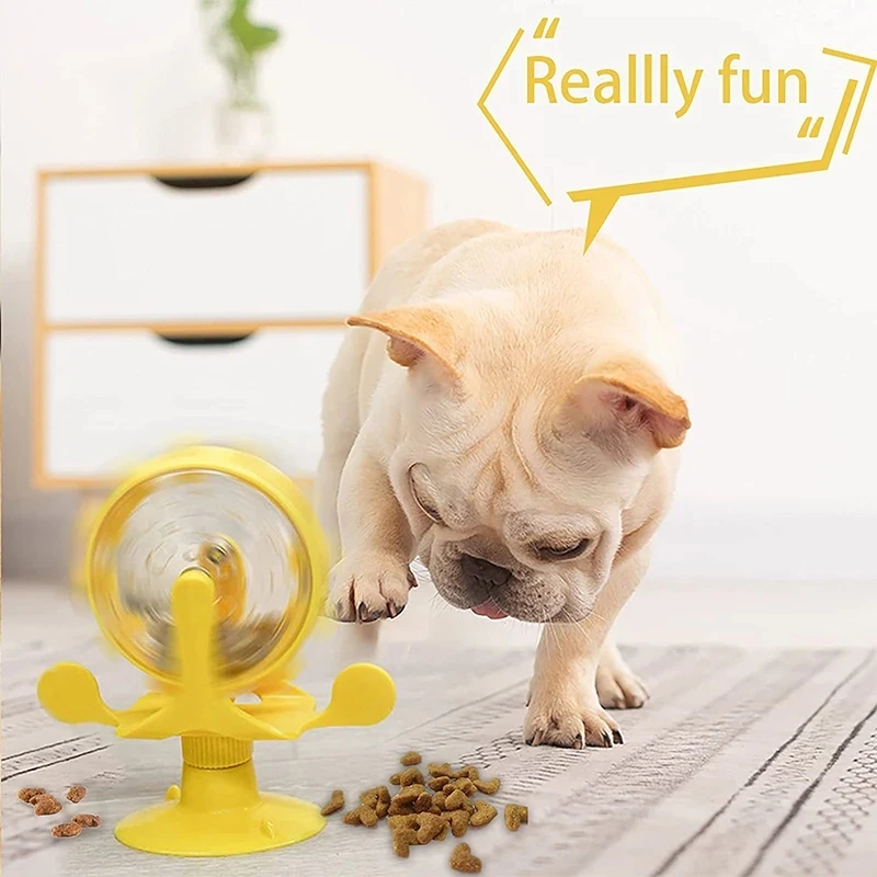 

Pinwheel Teaser Cat Ball Automatic Feeder Rotate 360° Vertically Durable Safe For Cat Dog Toys Pet Supplies Dropshipping