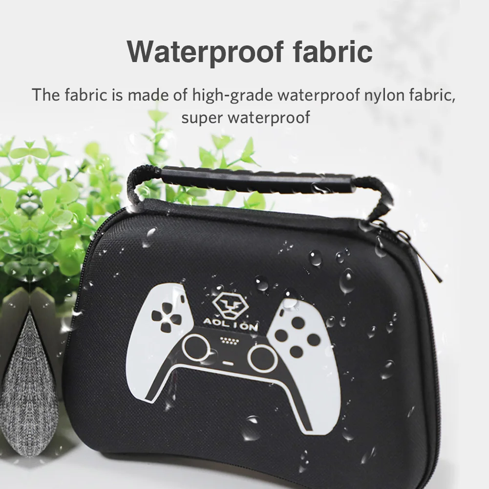 

Portable EVA Hard Shell Carrying Case for PS5 Controller Waterproof Handbag Shockproof Storage Bag for PS5 Dualsense Gamepad