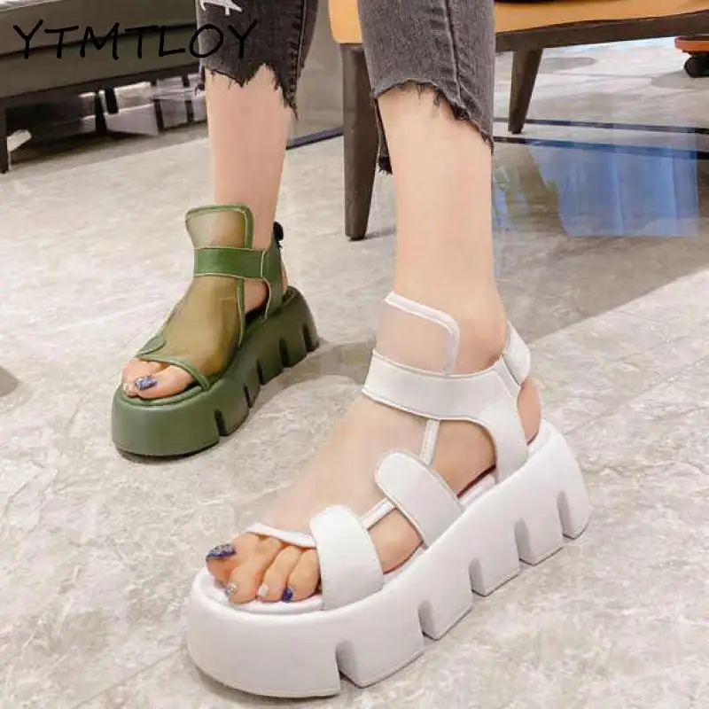 botas de combate plataforma feminina couro artificial botas grossas