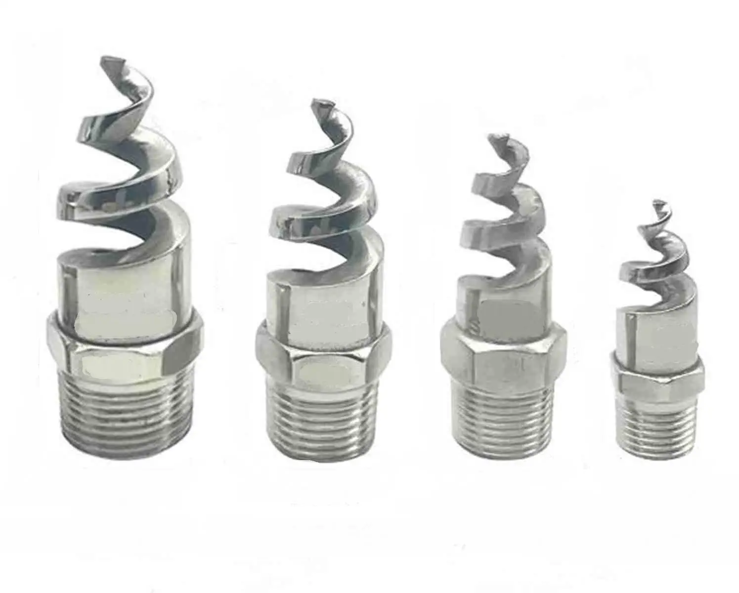 

1/4 дюйма, 3/8 дюйма, 1/2 дюйма, 3/4 дюйма, 1 дюйм, BSP, нержавеющая сталь 316L, спиральный конус, распылительное сопло, удаление пыли