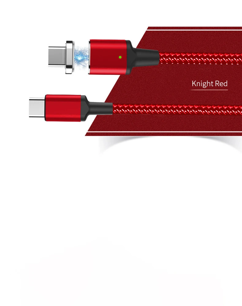Магнитный кабель usb type C PD 100 Вт 5А, супер быстрый кабель для зарядки и передачи данных 1,8 м для MacBook Pro магнитная зарядка повербанк samsung Galaxy S10 S9 huawei P30 USB-C магнитный кабель