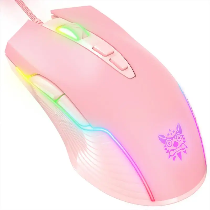 

Professional Wired Gaming Mouse 6 Button 6400 DPI LED Colors USB Computer Mouse Game Mice Mouse Mause For PC Laptop Gamer