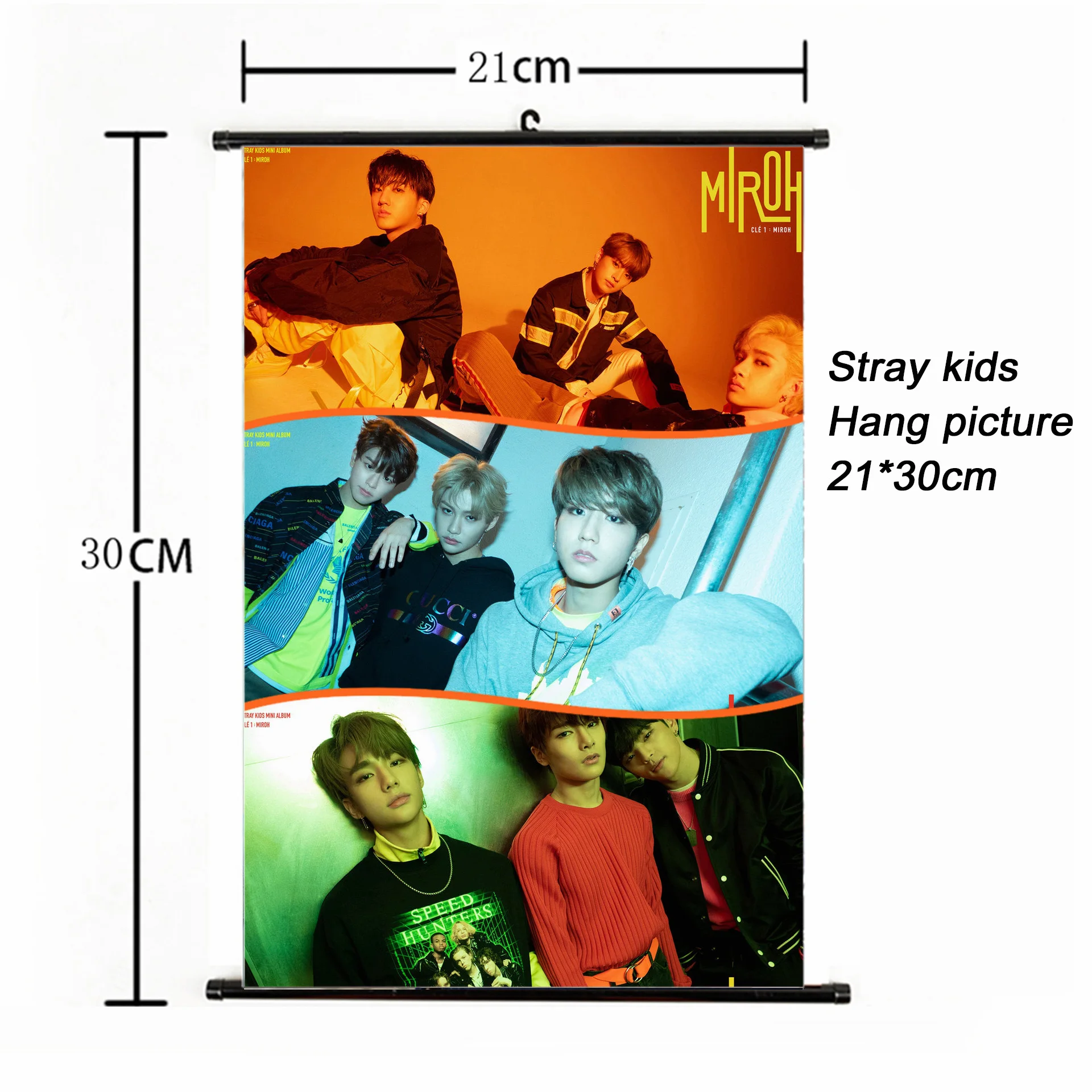 Модный Kpop Stray Kids have picture 21*30 см плакат stray kids MIROH альбом Фотокарта для фанатов Коллекция корейский Канцелярский набор