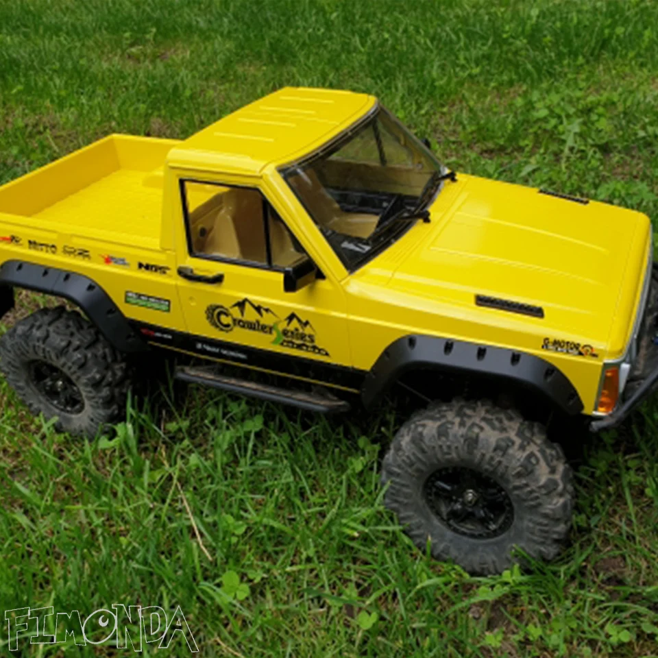

1/10 RC Car Hard Plastic Body Shell Kit 313mm Wheelbase Cherokee Pickup Truck for Crawler Axial SCX10 90046 90047 RGT 86100
