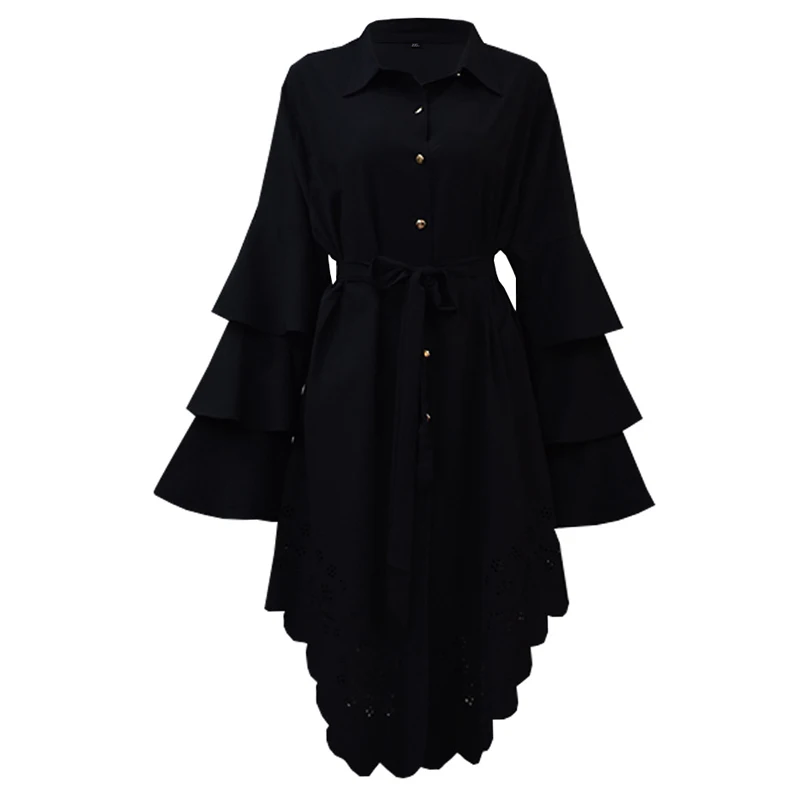 

FAKUNTN Size 5XL 2021 Arabic Turkey Women Muslim Long Top Shirt Abaya Saudi Arabe Long Tops Ropa Musulmana Mujer Islam Clothing