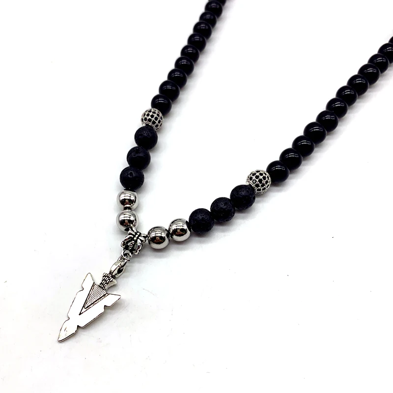 2021 классическое ожерелье с кулоном в виде стрелы мужское винтажное ручной работы