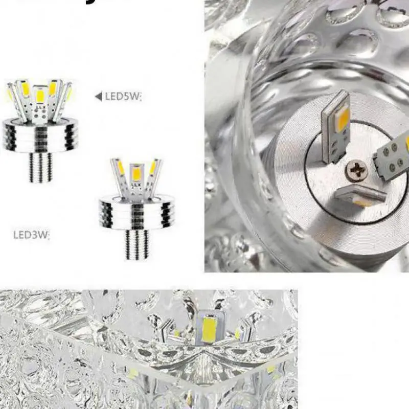 Светодиодная лампа 3 Вт светодиодный потолочный светильник зеркало в коридоре с