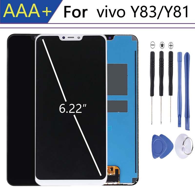 Для 6 22 &quotpantalla vivo y81 lcd сенсорный экран Y83 дисплей 10 tactil piezas y81s дигитайзер в сборе
