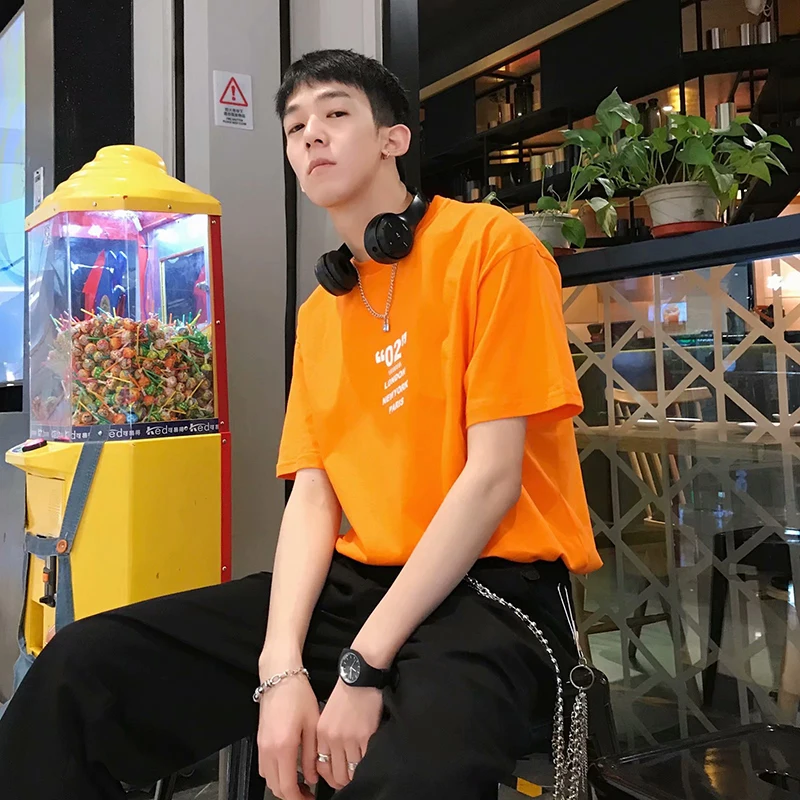 

2021 new Harajuku fashion print t shirt Novelty brief Harajuku Unisex Cool Brief clothes Personalized Hip Hop Summer streetwear