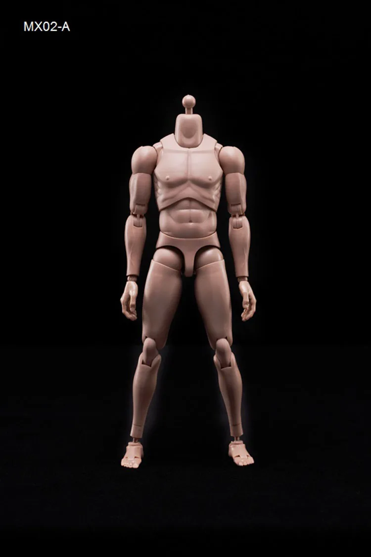 12 &quotв игрушки CN MX02 A 1/6 весы Европы кожи мужской фигуры модель с утепленной шеей
