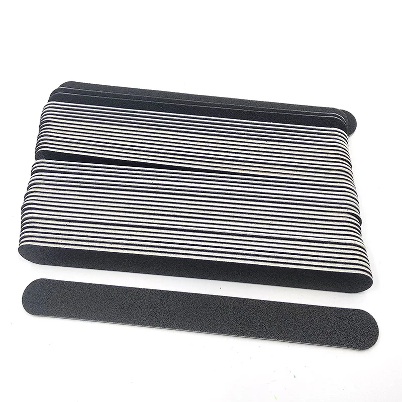 5/10 шт. Профессиональная пилочка для ногтей шлифования тонкая прямая наждачная