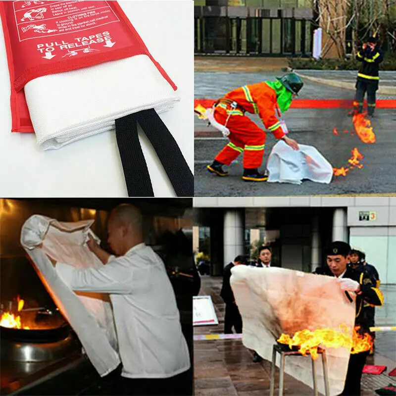 Стекловолокно пожарное одеяло аварийное спасательное укрытие защитный