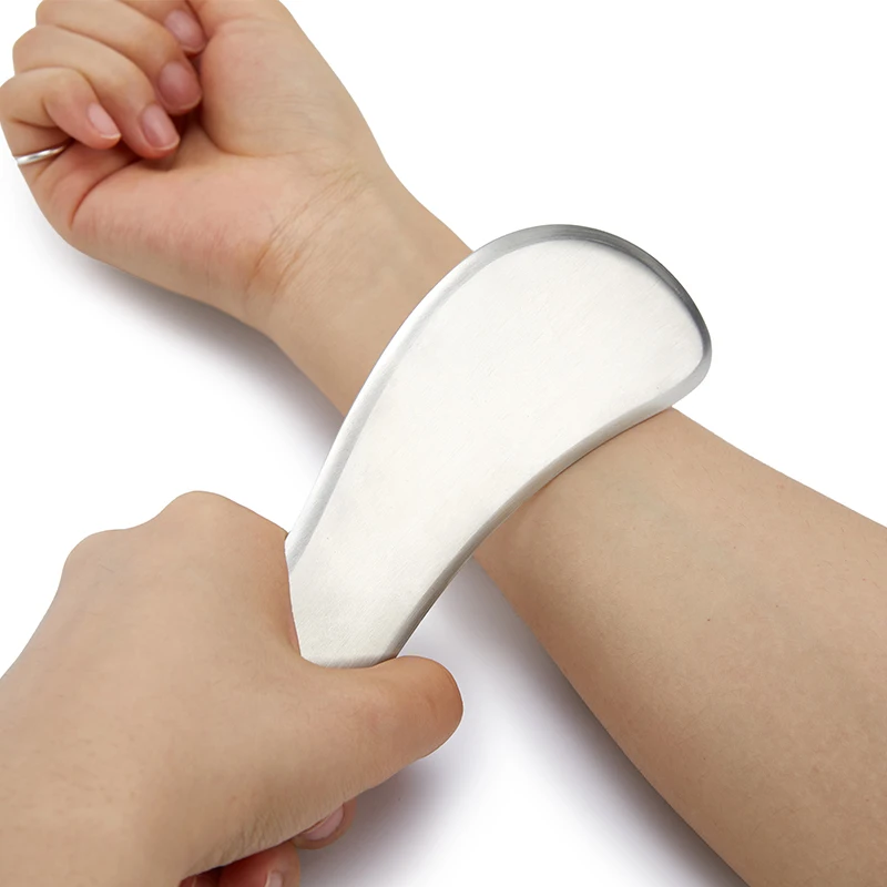 

Нержавеющая сталь гуаша панель Ножи глубокий массаж мышц скребок расслабление мышц соскабливающая доска физиотерапии гуаша массажер