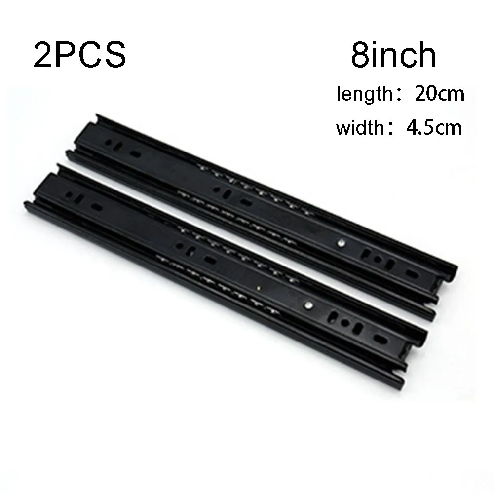 2 шт 8 &quot-16&quot Push открытый ящик слайд полное расширение мягкий закрыть шаровой