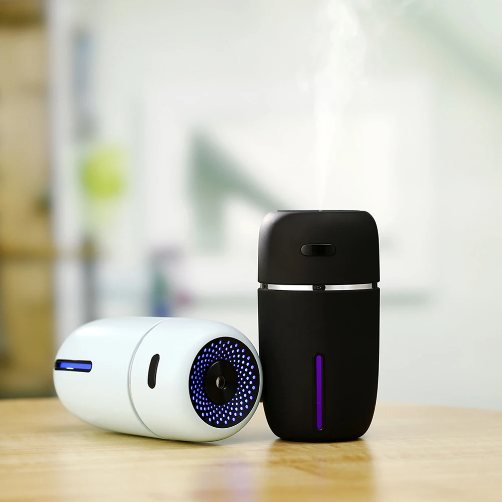 

200ml Mute Air Humidifier Bedroom Office Car Mist Maker Spray Diffuser Purifier USB Fogger Mist Maker with New Filter
