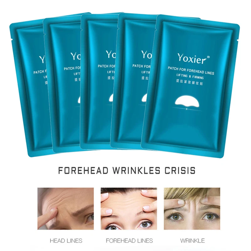 

5Pcs/1pc Forehead Line Removal Patch Mask Anti Wrinkle Firming Mask Frown Lines Anti-Aging Lifting Skin Care