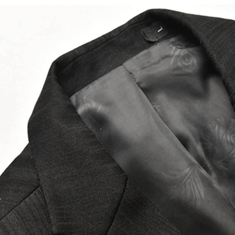 

Fashion Brand Blazer Jacket Mens Single Button Slim Fit Suit Coat Casual Black Dress Jacket Party Men Clothes Plus Size 5XL 4XL