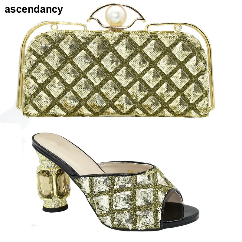 Женский комплект из туфель и сумочки в итальянском стиле | Обувь