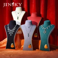 resin necklace display stand neck portrait model jewelry display window display decoration storage rack